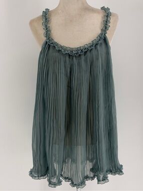 Victoria’s Secret Vintage Babydoll Pleated Nightgown Lingerie Slip Dress Size XL